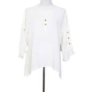 Fridaze Ripple Tide Linen Pullover